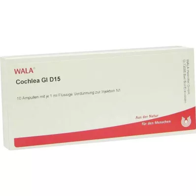Cóclea GL D 15 ampollas, 10X1 ml Cóclea GL D 15 ampollas, 10X1 ml