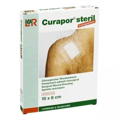 CURAPOR Apósito estéril transparente 8x10 cm, 5 uds