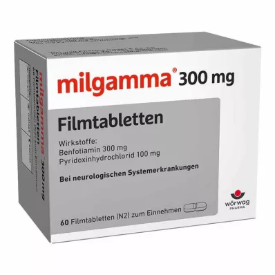 MILGAMMA 300 mg comprimidos recubiertos con película, 60 uds