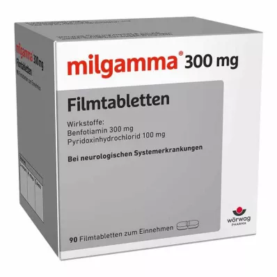 MILGAMMA 300 mg comprimidos recubiertos con película, 90 uds