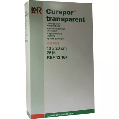 CURAPOR Apósito estéril transparente 10x20 cm, 25 uds CURAPOR Apósito estéril transparente 10x20 cm, 25 uds