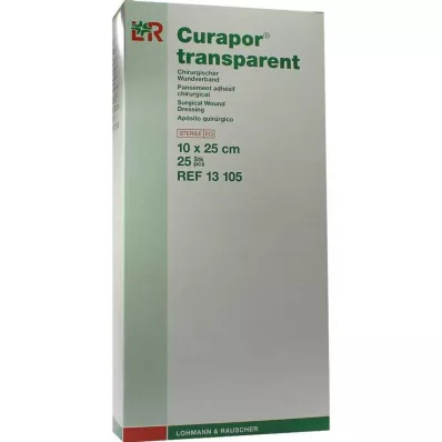 CURAPOR Apósito estéril transparente 10x25 cm, 25 uds CURAPOR Apósito estéril transparente 10x25 cm, 25 uds