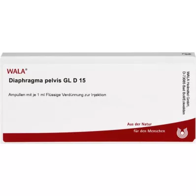 DIAPHRAGMA PELVIS GL D 15 Ampollas, 10X1 ml