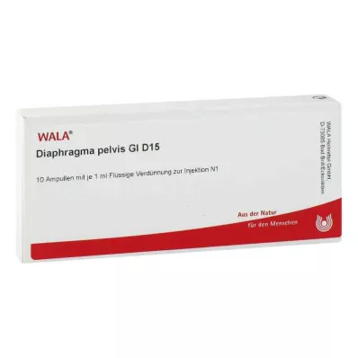DIAPHRAGMA PELVIS GL D 15 Ampollas, 10X1 ml