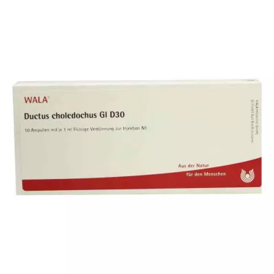 DUCTUS CHOLEDOCHUS GL D 30 Ampollas, 10X1 ml