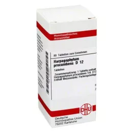 HARPAGOPHYTUM PROCUMBENS D 12 pastillas, 80 uds