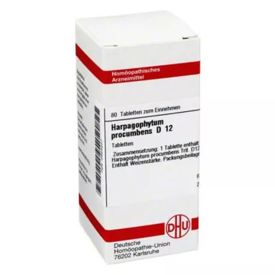 HARPAGOPHYTUM PROCUMBENS D 12 pastillas, 80 uds