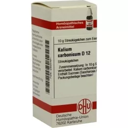 KALIUM CARBONICUM D 12 glóbulos, 10 g