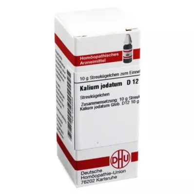 KALIUM JODATUM D 12 glóbulos, 10 g