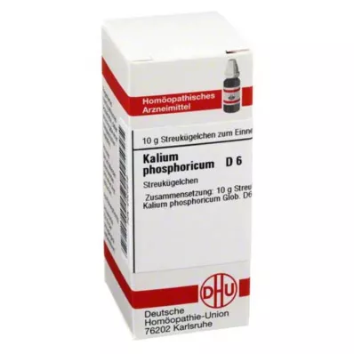 KALIUM PHOSPHORICUM D 6 glóbulos, 10 g