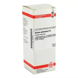 KALIUM SULFURICUM D 6 Dilución, 50 ml