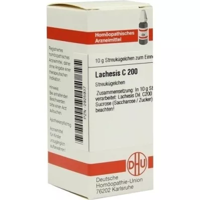 LACHESIS C 200 glóbulos, 10 g