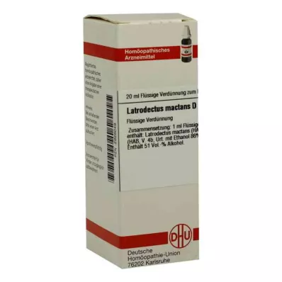 LATRODECTUS mactans D 12 Dilución, 20 ml