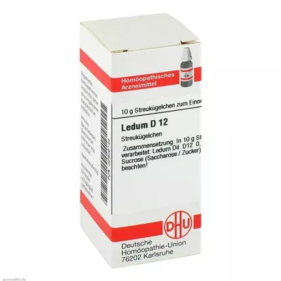 LEDUM D 12 glóbulos, 10 g