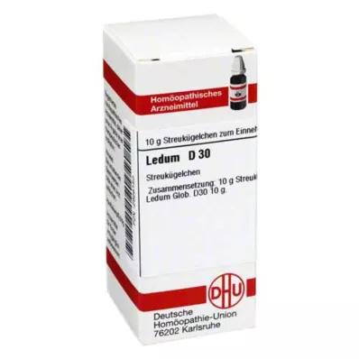 LEDUM D 30 glóbulos, 10 g