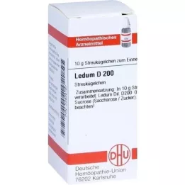 LEDUM D 200 glóbulos, 10 g