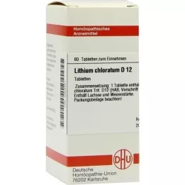 LITHIUM CHLORATUM D 12 pastillas, 80 uds