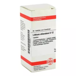 LITHIUM CHLORATUM D 12 pastillas, 80 uds