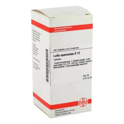 LUFFA OPERCULATA D 12 comprimidos, 200 uds