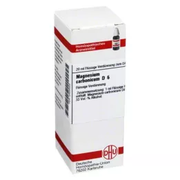 MAGNESIUM CARBONICUM D 6 Dilución, 20 ml