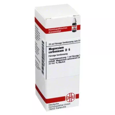 MAGNESIUM CARBONICUM D 6 Dilución, 20 ml