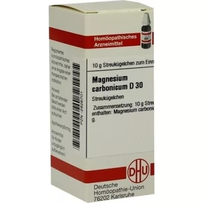 MAGNESIUM CARBONICUM D 30 glóbulos, 10 g