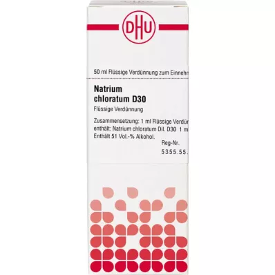 NATRIUM CHLORATUM D 30 Dilución, 50 ml