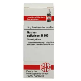 NATRIUM SULFURICUM C 200 glóbulos, 10 g