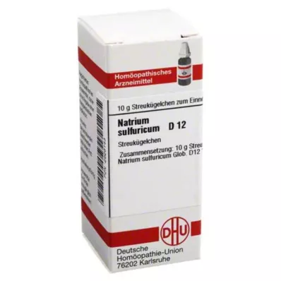 DHU Natrum sulfuricum D 12 glóbulos, 10 g