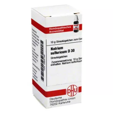 DHU Natrum sulfuricum D 30 glóbulos, 10 g
