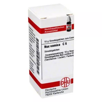 NUX VOMICA C 6 glóbulos, 10 g NUX VOMICA C 6 glóbulos, 10 g