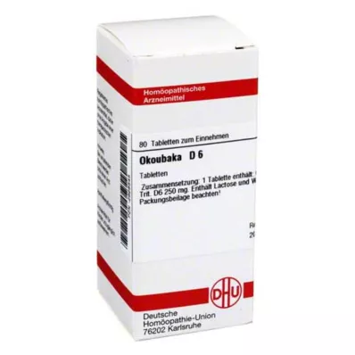 DHU Okoubaka D 6 tabletas, 80 piezas