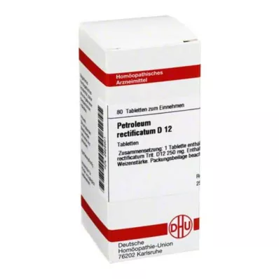 PETROLEUM RECTIFICATUM D 12 pastillas, 80 uds