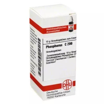 PHOSPHORUS C 200 glóbulos, 10 g