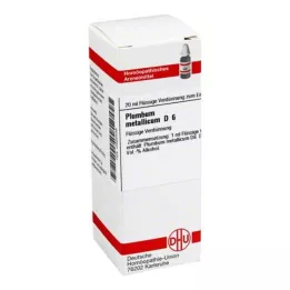 PLUMBUM METALLICUM D 6 Dilución, 20 ml