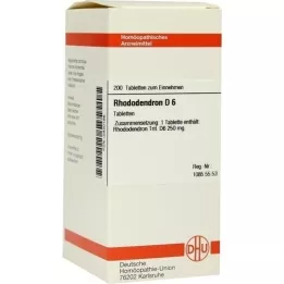 RHODODENDRON D 6 pastillas, 200 uds