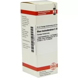 RHUS TOXICODENDRON Dilución C 30, 20 ml