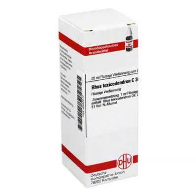 RHUS TOXICODENDRON Dilución C 30, 20 ml
