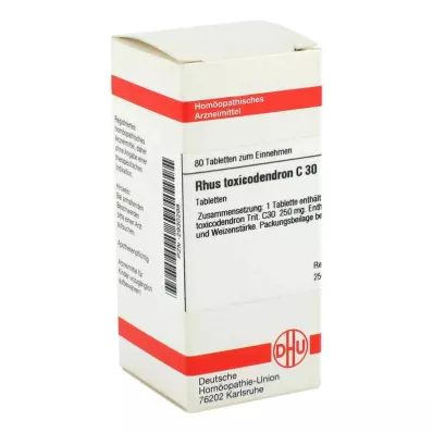 Rhus Tox.Tabletas C30 (80 piezas)