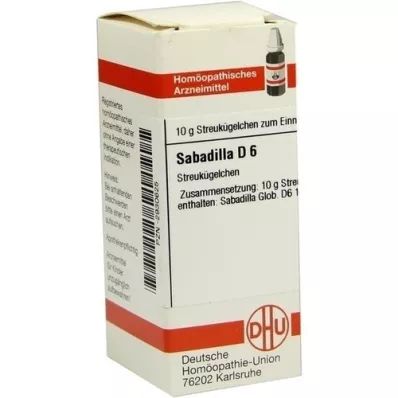 SABADILLA D 6 glóbulos, 10 g