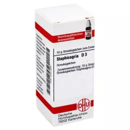 STAPHISAGRIA D 3 glóbulos, 10 g