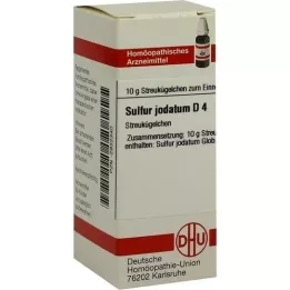 SULFUR JODATUM D 4 glóbulos, 10 g