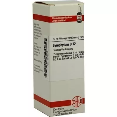 SYMPHYTUM D 12 Dilución, 20 ml