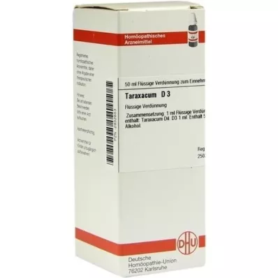 TARAXACUM D 3 Dilución, 50 ml
