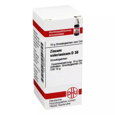 DHU Zincum valerianicum D 30 glóbulos, 10 g