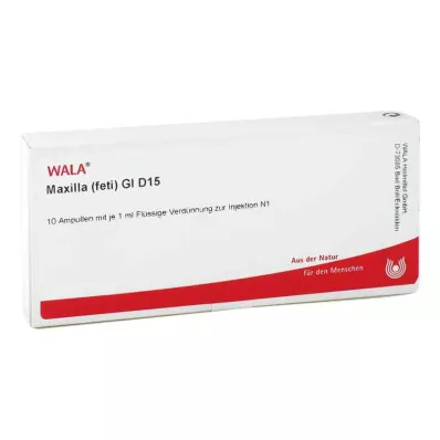 MAXILLA feti GL D 15 ampollas, 10X1 ml MAXILLA feti GL D 15 ampollas, 10X1 ml