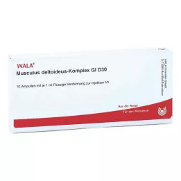 MUSCULUS DELTOIDEUS Complejo GL D 30 Ampollas, 10X1 ml