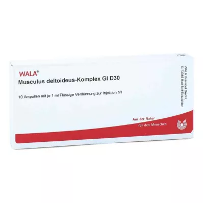 MUSCULUS DELTOIDEUS Complejo GL D 30 Ampollas, 10X1 ml