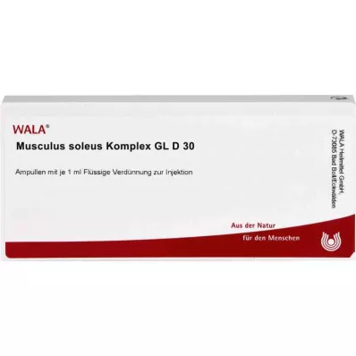 MUSCULUS SOLEUS Complejo GL D 30 Ampollas, 10X1 ml MUSCULUS SOLEUS Complejo GL D 30 Ampollas, 10X1 ml