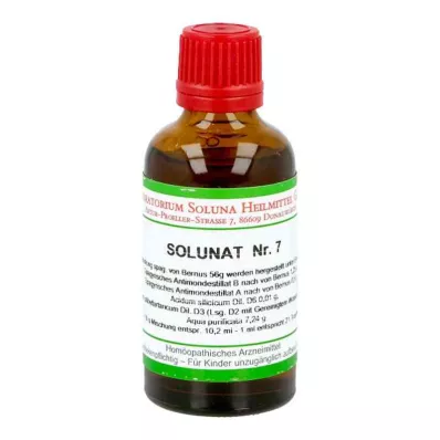 SOLUNAT No.7 gotas, 50 ml